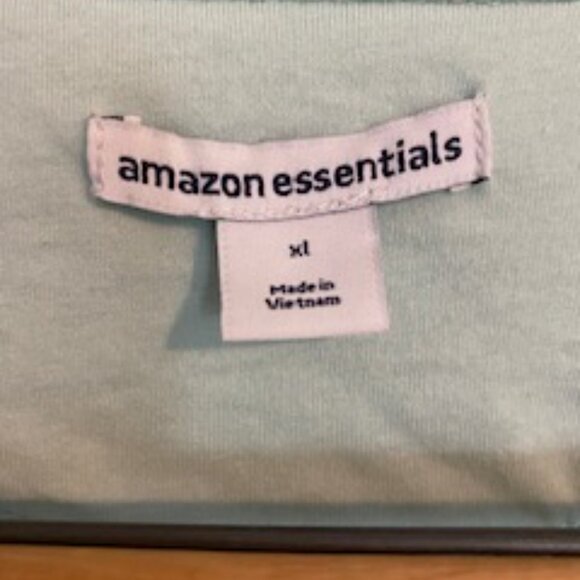 Amazon Essentials Full-Zip Fleece Mock Neck Aqua XL Sweatshirt - Picture 4 of 7